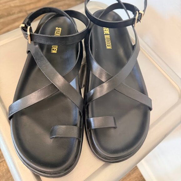 Mira Ankle Strap Platform Sandal Steve Madden - Picture 1 of 5